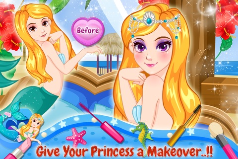 Ocean Queen Makeover for Late Night Party screenshot 3