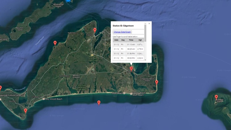 Massachusetts Tide Chart