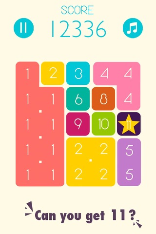 Minimalist Make Eleven the Number Puzzle Game screenshot 4
