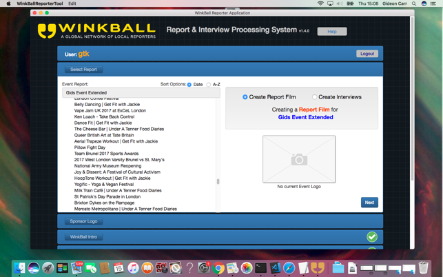 WinkBall Reporter Tool