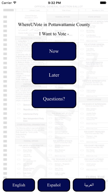 WhereUVote IA - Pottawattamie