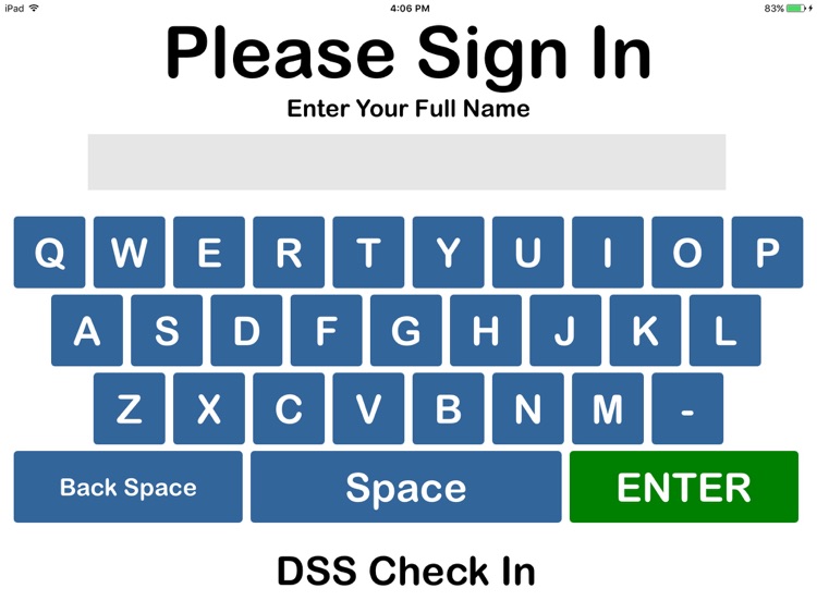 DSS Check In