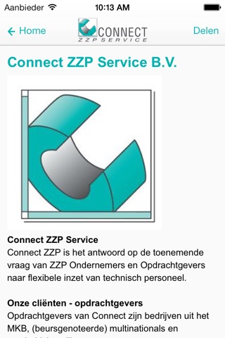 Connect ZZP Service screenshot 2