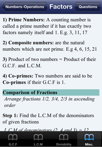 GMAT Number & Operation screenshot 4