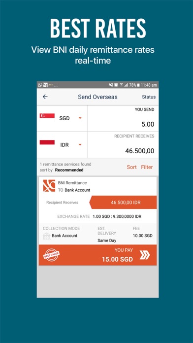 MoRe Mobile Remittance screenshot 2