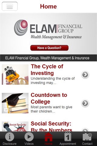 Elam Financial Group screenshot 2