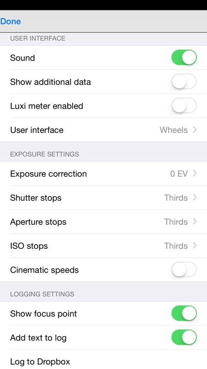 Pocket Light Meter screenshot-3