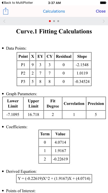 Multi Fit Graph Calculator screenshot-4