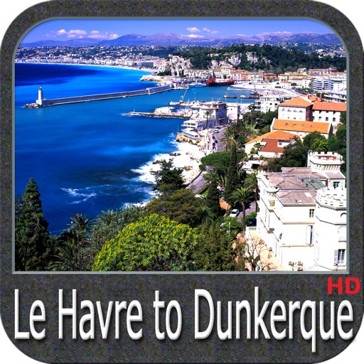 Marine : Le Havre to Dunkerque HD - GPS Map Navigator icon