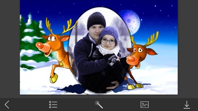 Holiday Christmas HD Photo Frame - Foto Montage Screenshot on iOS