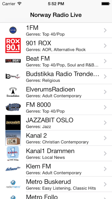 How to cancel & delete Norway Radio Live Player (Norge / Noreg / Norsk) from iphone & ipad 1