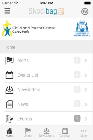 Child and Parent Centre Carey Park - Skoolbag screenshot 3