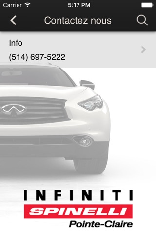 Spinelli Infiniti screenshot 3