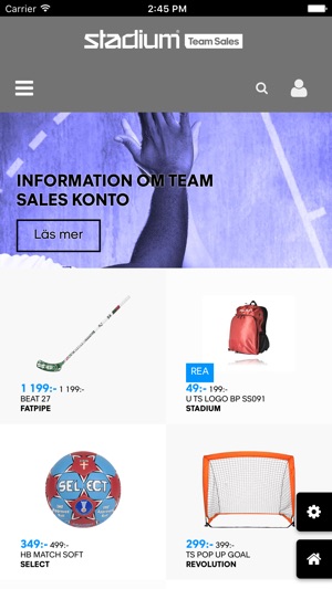 Stadium Team Sales