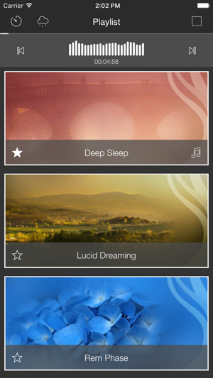 REM睡眠的音樂夢想週期 - 安寧音樂的深度睡眠和清醒夢與定時器和噪聲呼嚕(圖2)-速報App
