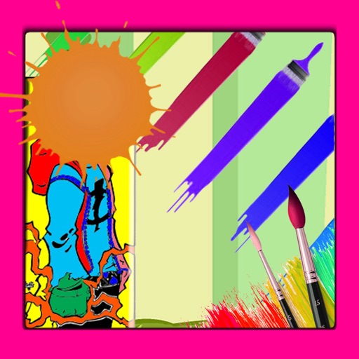 Paint For Kids Game Static Shock Version iOS App