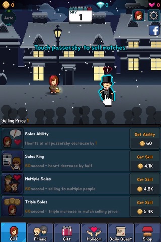 The Little Match Girl : Happy Clicker screenshot 3