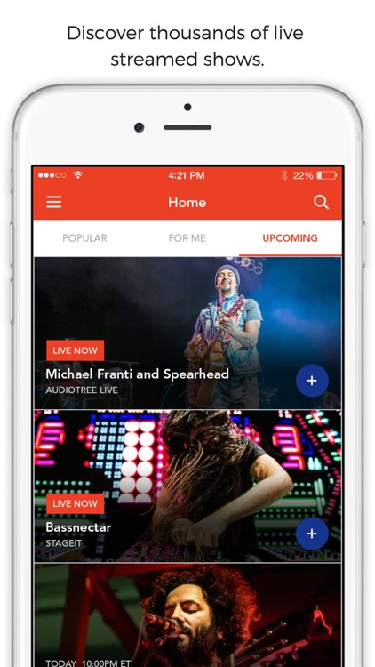 LiveList - Find and Watch Live Streaming Concerts