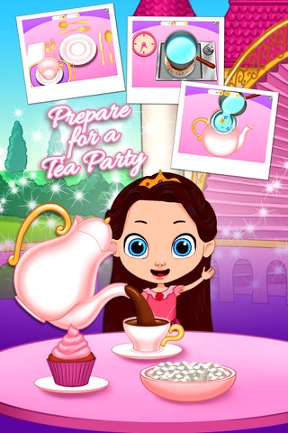 Princess Pet Castle - Pony care, Tea Party & Royal Spa screenshot 3