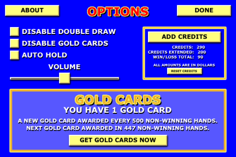 Double Draw Video Poker 5 Play screenshot 3