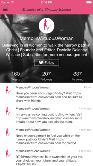 Memoirs of a Virtuous Woman