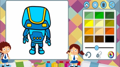 How to cancel & delete Monsters and robots to paint - coloring book from iphone & ipad 1