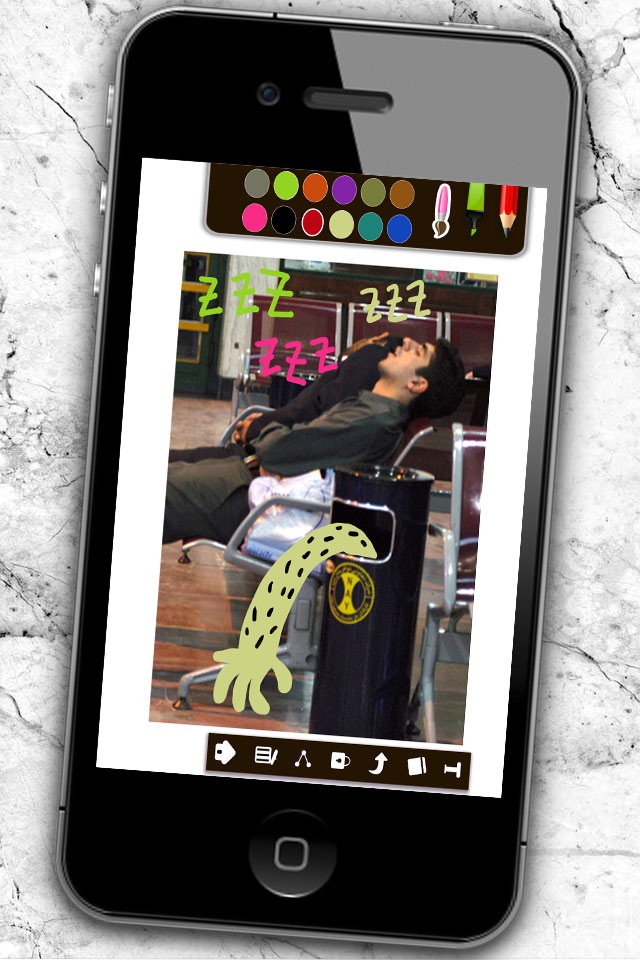 Doodle and write on photos screenshot 3