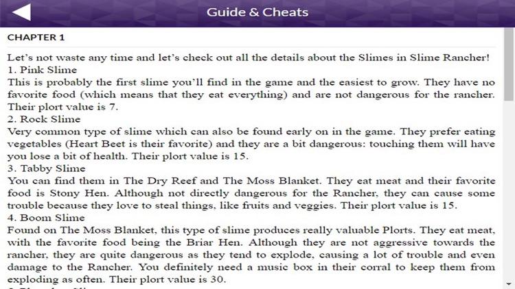 Game Guide for Slime Rancher version
