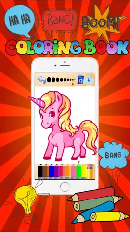 Game screenshot Coloring kids painting game for animals zoo books apk