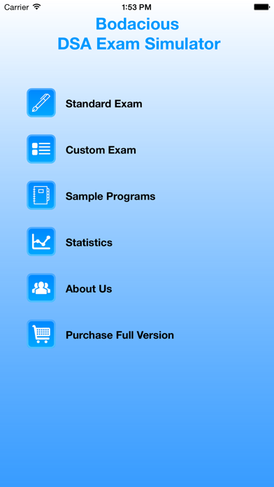 How to cancel & delete Bodacious DSA Exam Simulator from iphone & ipad 1