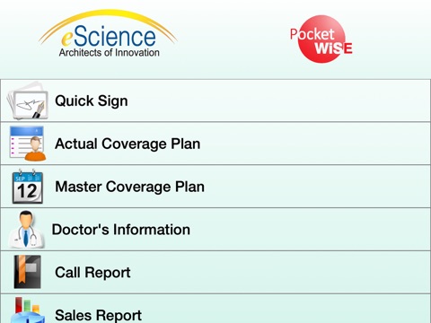 PocketWISE Sales Force Effectiveness (SFE) screenshot 3