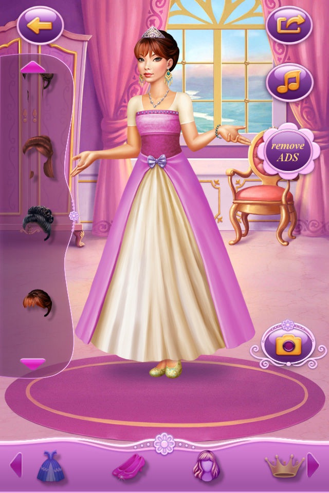 Dress Up Princess Adelina screenshot 4