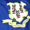 Connecticut Flag Stickers