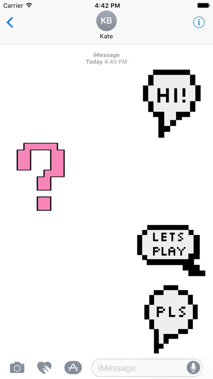 Pixel stickers