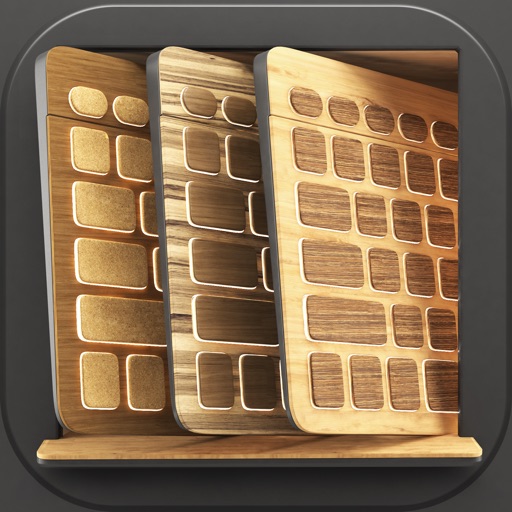 Wooden Keyboard – Custom.ize Key.s with Ultimate Wood Background Skins and Fonts icon