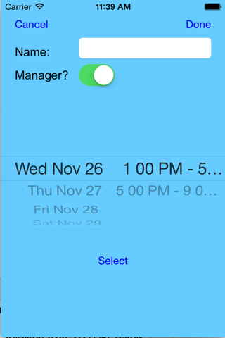 Schedule SimplR screenshot 2
