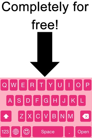 Pink Keyboard Free screenshot 3