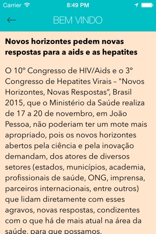 AIDS HV BRASIL 2015 screenshot 2