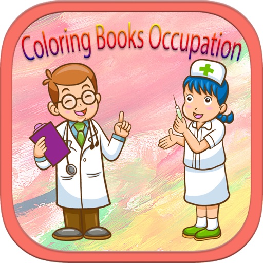 Paint & Drawing Coloring Books Occupation for kids