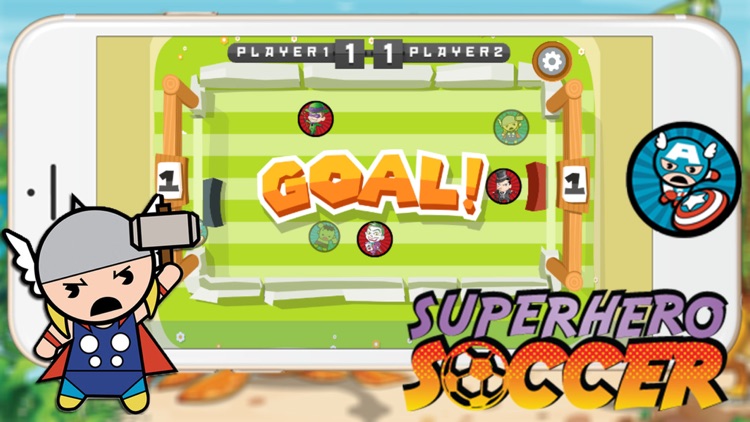 Super Hero Soccer - Kick Goal Sport Games for Kids