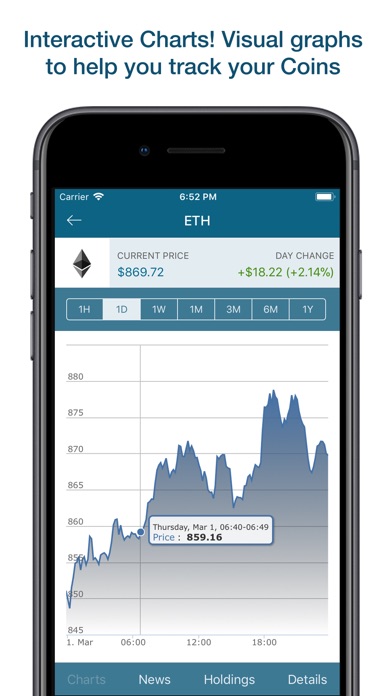 Coin - Cryptocurrency Tracker screenshot 2