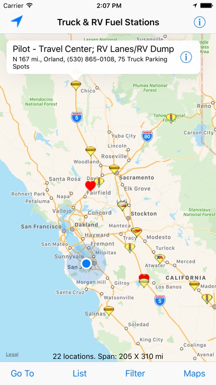 Truck & RV Fuel Stations