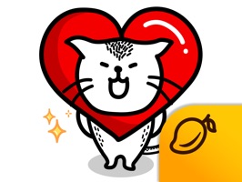Heart Cat, a best friend of MiM is here in a sticker app