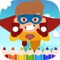 If your children like SuperHero and coloring games, "Superhero Kids Coloring Book" is fun, cool and one of the best games for them