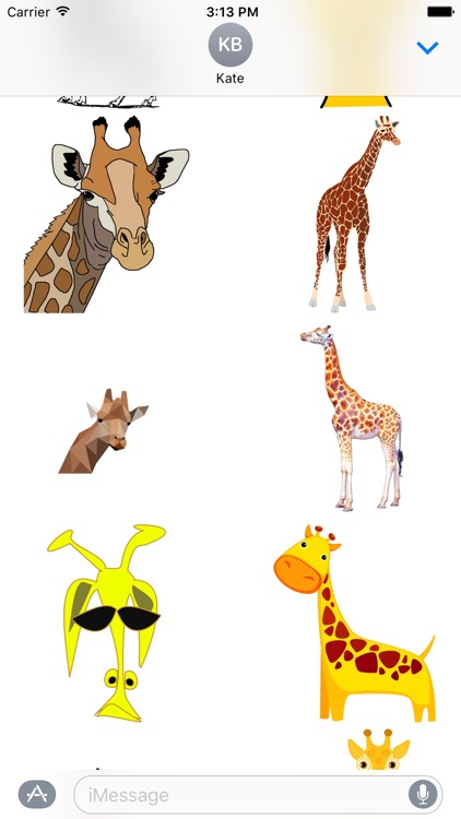 Giraffe Stickers