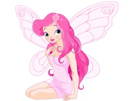 These cute fairy stickers are sure to brighten anyone's day