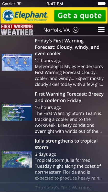 News Channel 3 - WTKR First Warning Weather