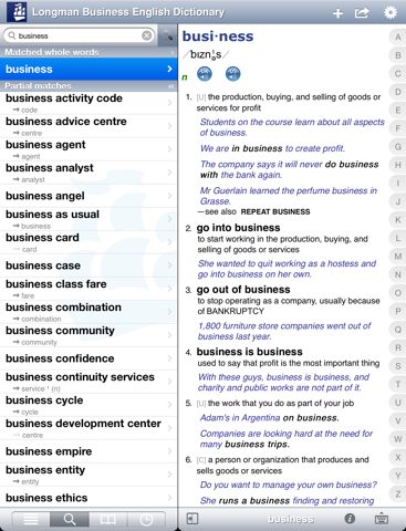 Screenshot #5 pour Longman Business English Dict