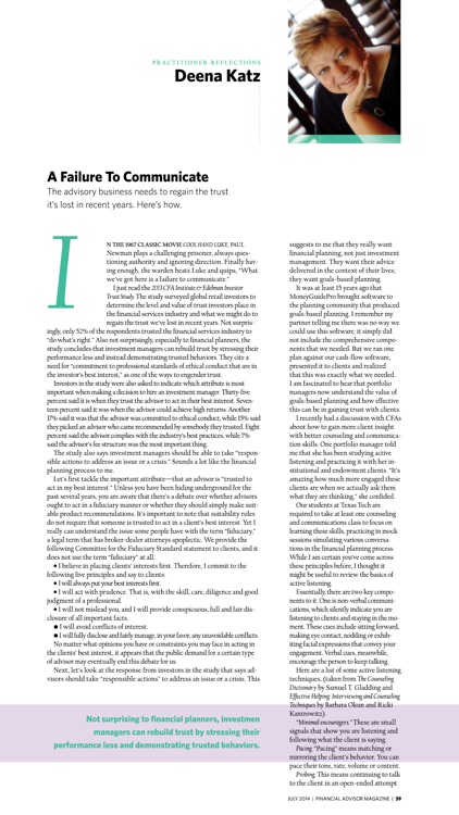 Financial Advisor Magazine