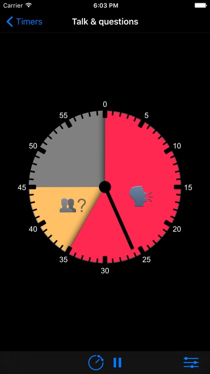 Hic Et Nunc Timer - customizable, easy, visual